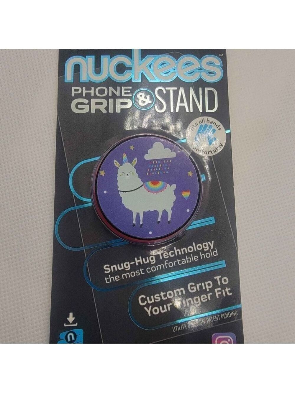 Brand New Tzumi Nuckees Phone Grip & stand LLAMA